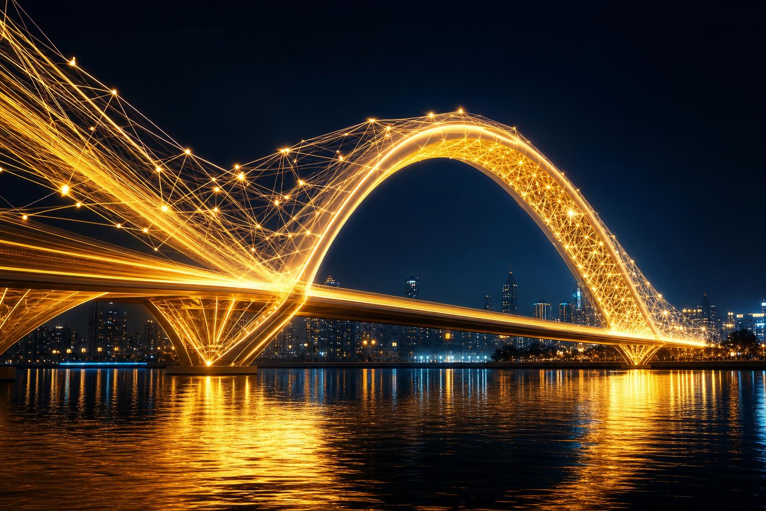 Un pont reliant la finance traditionnelle au monde des actifs numériques